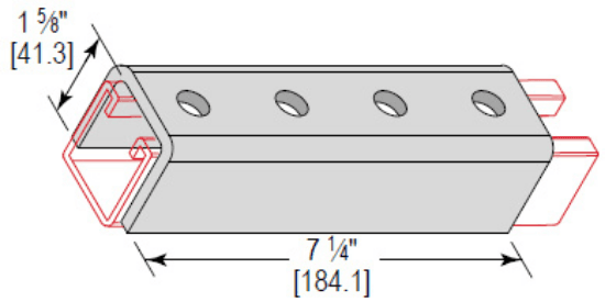 Minerallac Company SWP2HEG - A 2 hole swivel plate. It is zinc plated. The sheet does not list any additional dimensional or material specifications.