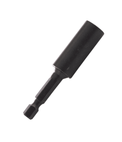 Minerallac Company 59250 - Acoustical eye driver for installing eye lag bolts and eye teks. It is made of steel with a zinc plated finish. The driver size is 7/16" and the length is 2-3/16".