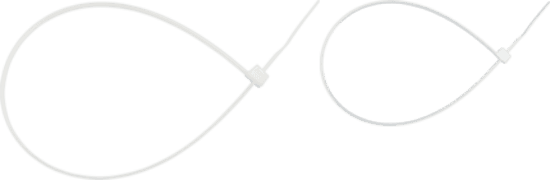 This is a black cable tie for cable management and small, light-duty cable and wire bundling applications. It is made of nylon 66, with plenum-rated and UV-rated construction for indoor and outdoor use. The tie is 4 in long and has an 18 lb tensile strength. Bundle diameter is listed as 1/16 in to 1-7/8 in.