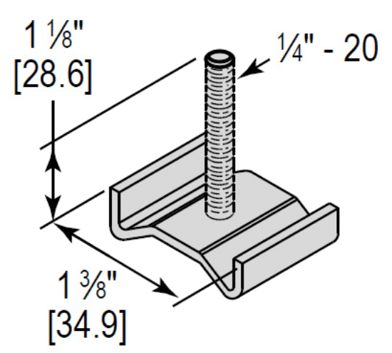 Minerallac Company FSD - Fixture Stud Nut. It is identified on the sheet as catalog number FSD. No material, finish, or dimensional specifications are printed on this sheet.