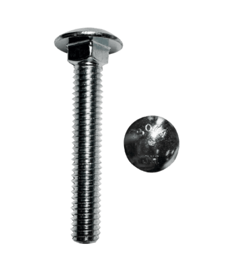 3/8-16 X 6 CARRIAGE BOLT ZP
