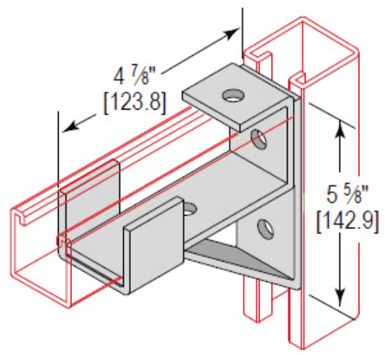 Minerallac Company BRC162EG - Bracket for 1-5/8 channel. It is zinc plated. The sheet identifies it as catalog number BRC162EG.