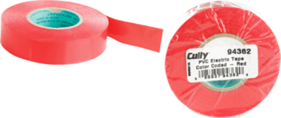 RED VINYL COLOR CODE TAPE
