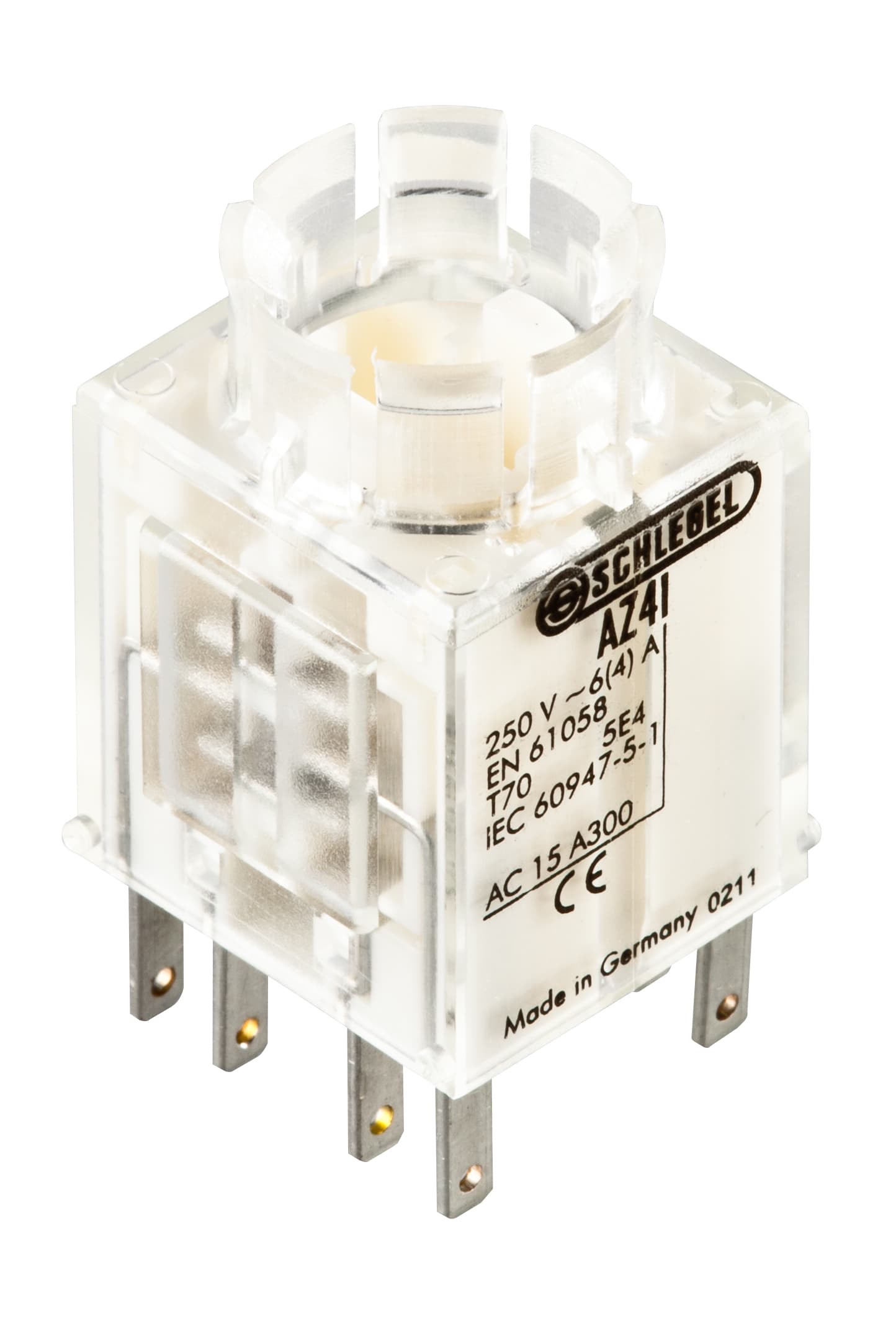 Switching Function: Momentary Travel: 6 mmContact Type: Faston Terminals 2.8 X 0.8 Mm Contact Equipment: 2 x NC + 2 x NOContact Material: AgNi Protection Class: II (protective insulation)Illumination: Yes Lambholder: T55K Labeling Option: No