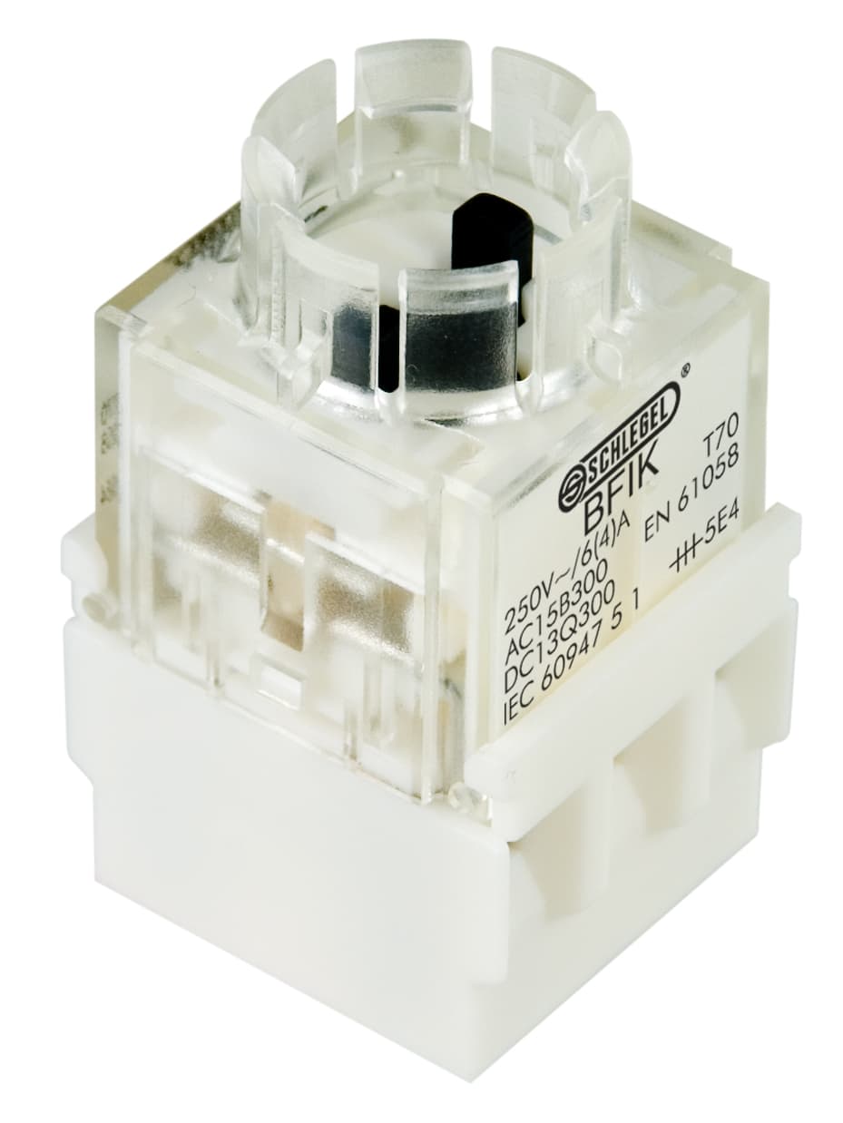 Switching Function: Maintained Travel: 3 mmContact Type: Screw Connection 2.5 Mm? Contact Equipment: 2 x NOContact Material: AgNi Protection Class: II (protective insulation)Illumination: No Labeling Option: No