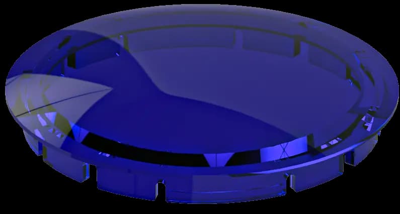 Shape: RoundColor: BlueBase Material: PlasticCertifications: CE ROHS UL CSA