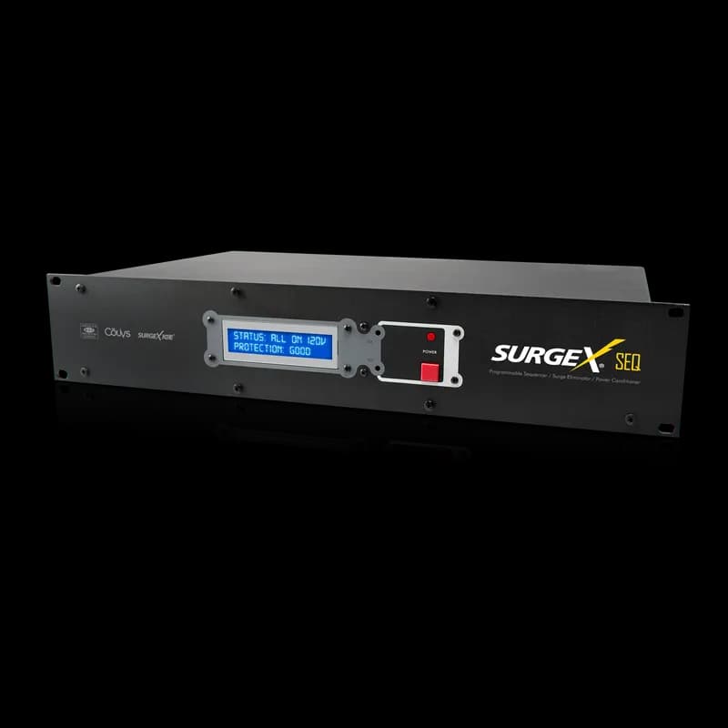 Sequencing Surge Eliminator and Power Conditioner 2RU 120V20A 14 Receptacles SEQ