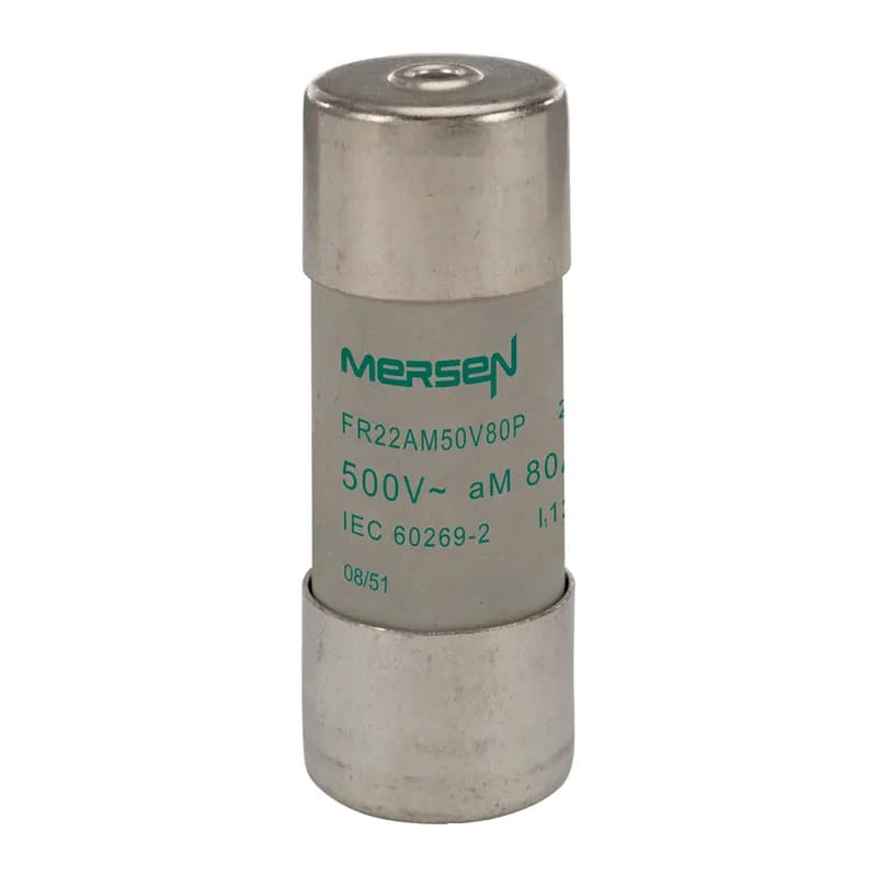 Mersen Z218729 - Cylindrical fuse-link aM Size 22x58 IEC 500VAC 80A With Striker