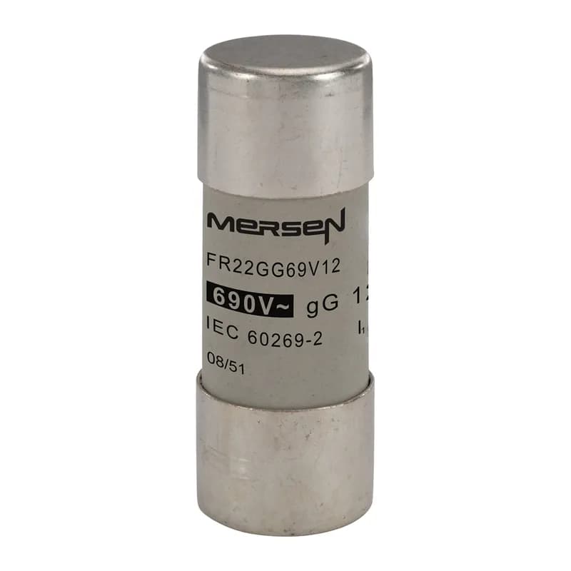 Mersen J201304 - Cylindrical fuse-link gG Size 22x58 IEC 690VAC 12A