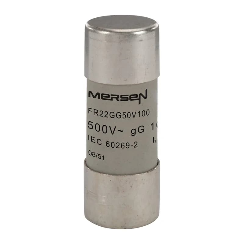 Mersen E218205 - Cylindrical fuse-link gG Size 22x58 IEC 500VAC 100A