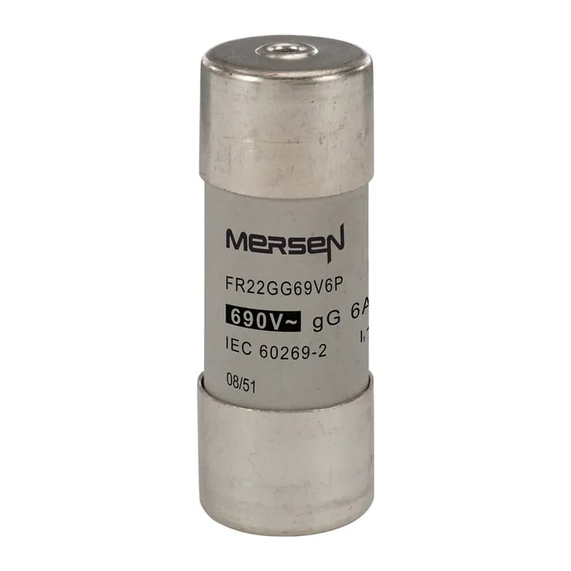 Mersen A215648 - Cylindrical fuse-link gG Size 22x58 IEC 690VAC 6A With Striker