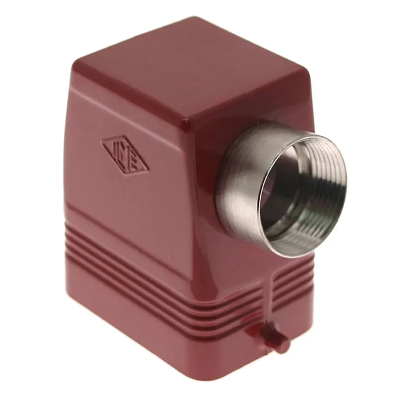 High-Temp, Rectangular Hood, size 44.27, 2 Pegs, Side PG21 cable entry, High Construction