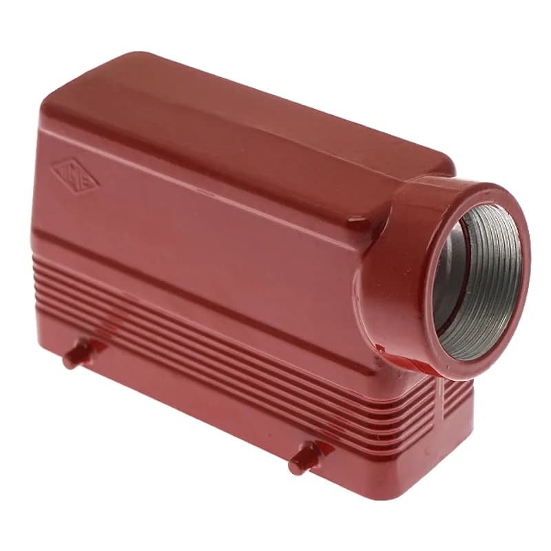 High-Temp, Rectangular Hood, size 104.27, 4 Pegs, Side PG29 cable entry, High Construction