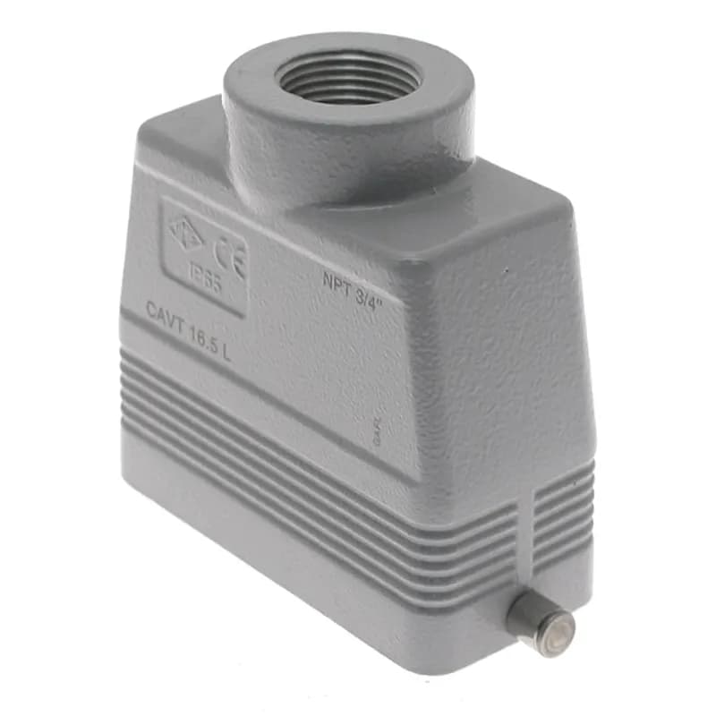 Mencom Corporation CAVT-16.5L - Standard, Rectangular Hood, size 77.27, 2 Pegs, Top .75-NPT cable entry, High Construction