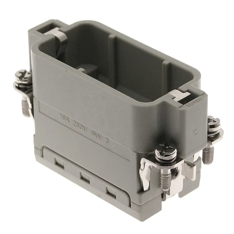Mencom Corporation CDCM-10 - Standard, CDC series, Male Rectangular Insert, size 49.16, 10 pin, 16 amp, Crimp