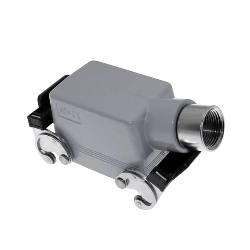 Mencom Corporation CHOT-50.5X - Standard, Rectangular Hood, size 66.40, Double Latch, Side .75-NPT cable entry