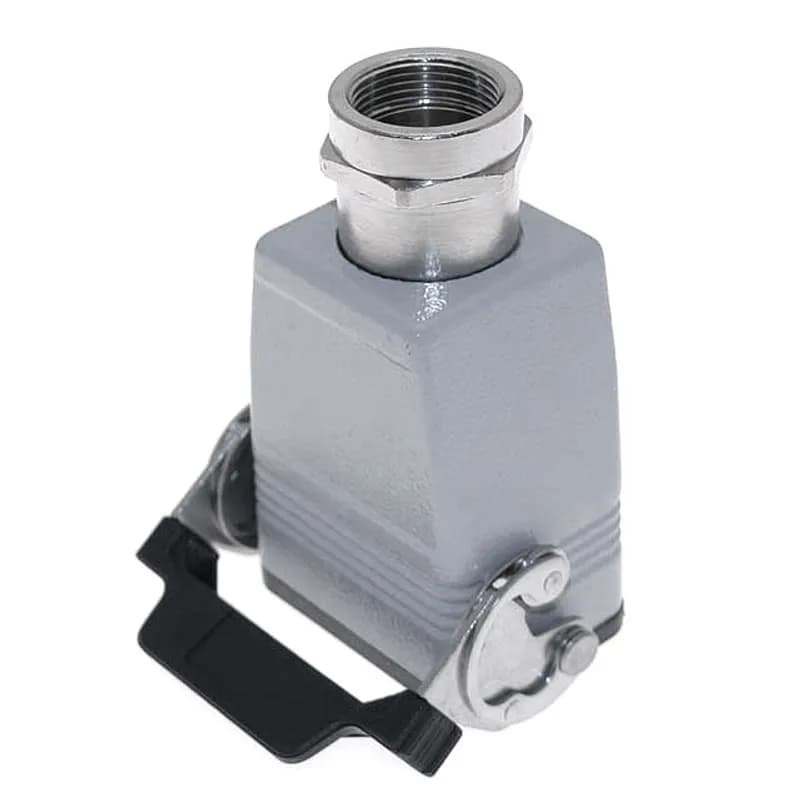 Mencom Corporation MAV-06LG32 - Standard, Rectangular Hood, size 44.27, Single Latch with gasket, Top M32 cable entry, High Construction
