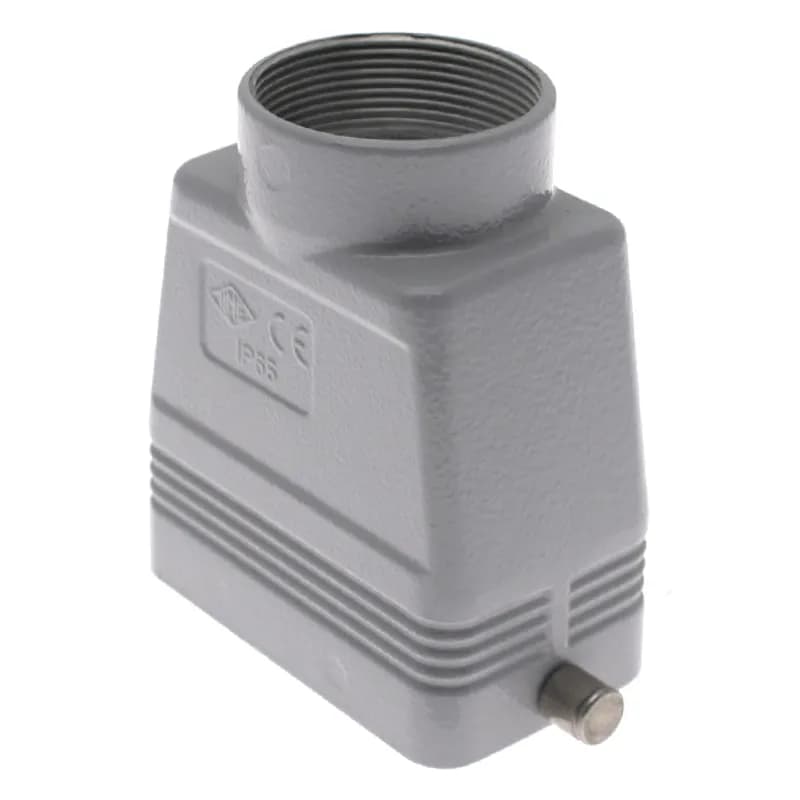 Standard, Rectangular Hood, size 57.27, 2 Pegs, Top M40 cable entry, High Construction
