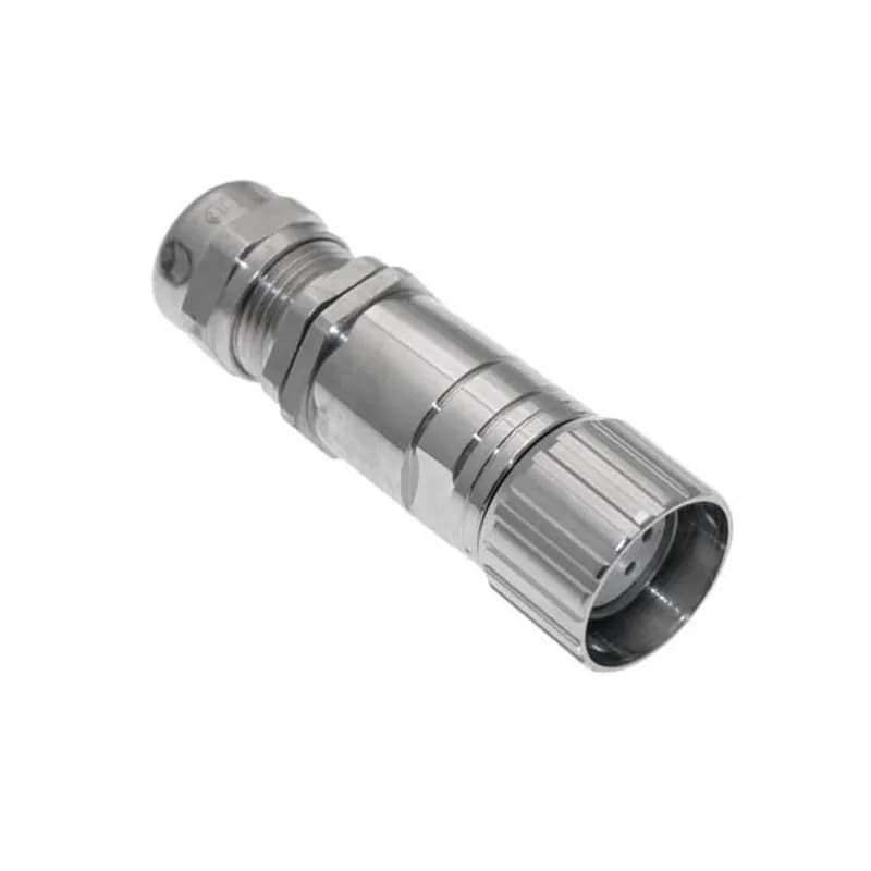 MCV, M23, Field Wireable, 7 Pole, Female Straight, Crimp, 20A, 6-9mm