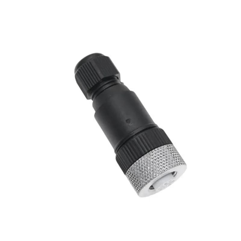 MDC, Field Wireable, 8 Pole, Female Straight, 3-6.5mm, Nickel Plated Brass