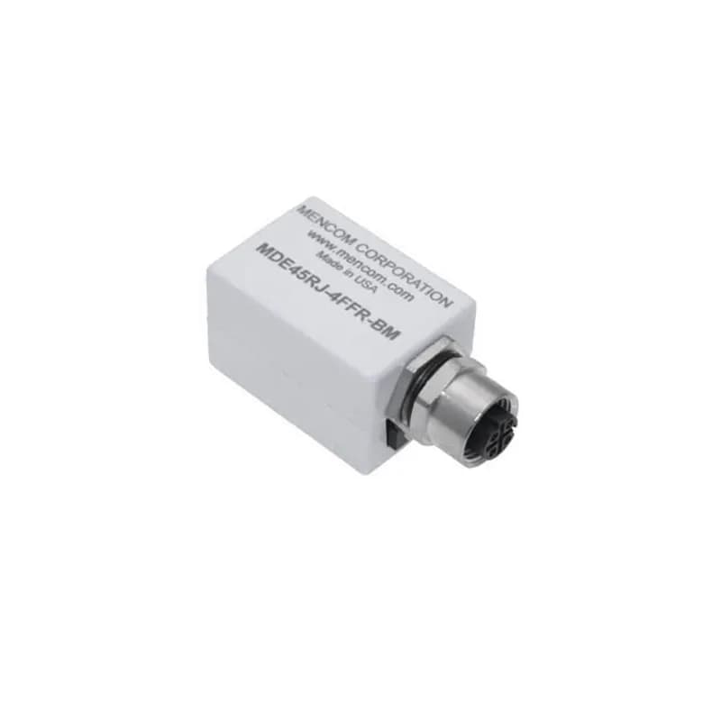 Ethernet, Receptacle, M12 8 Pole Female to RJ45 Female Jack, Back Mount