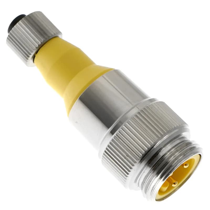MIN Size I Male to MDC Female Adapter, 3 pole, Pin 1 to Pin 3; Pin 2 to Pin 4; Pin 3 to Pin 1