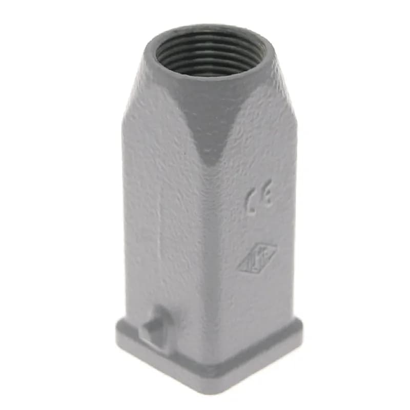 Standard, Rectangular Hood, size 21.21, 2 Pegs, Top M20 cable entry