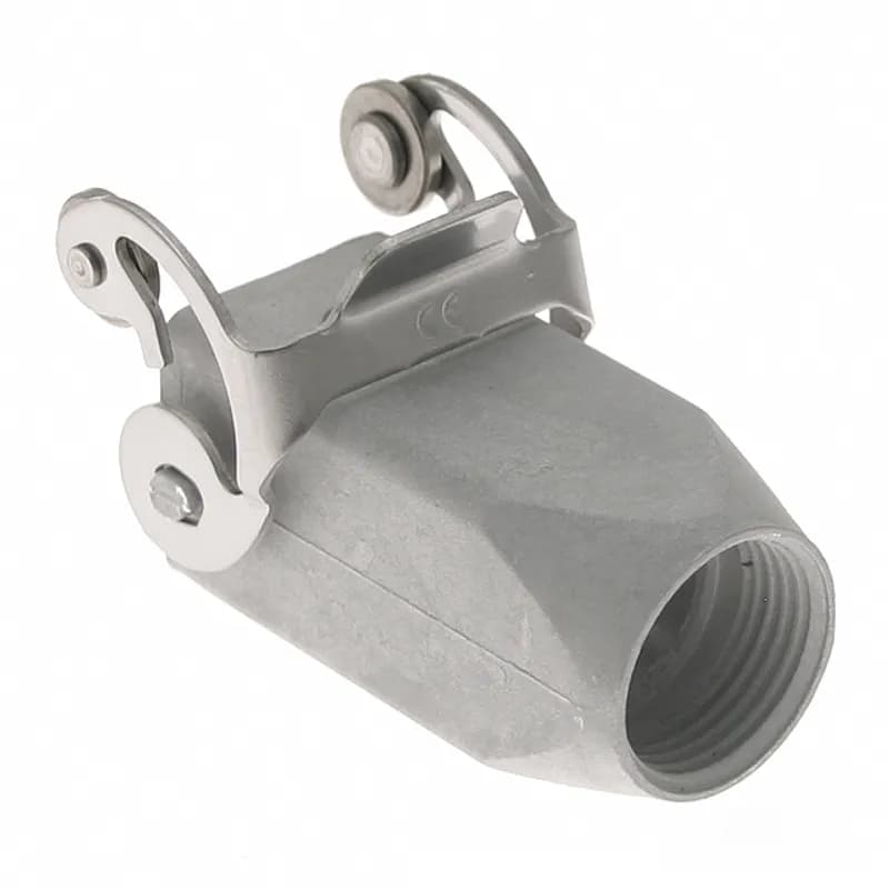 EMC, Rectangular Hood, size 21.21, Single Latch, Top M20 cable entry