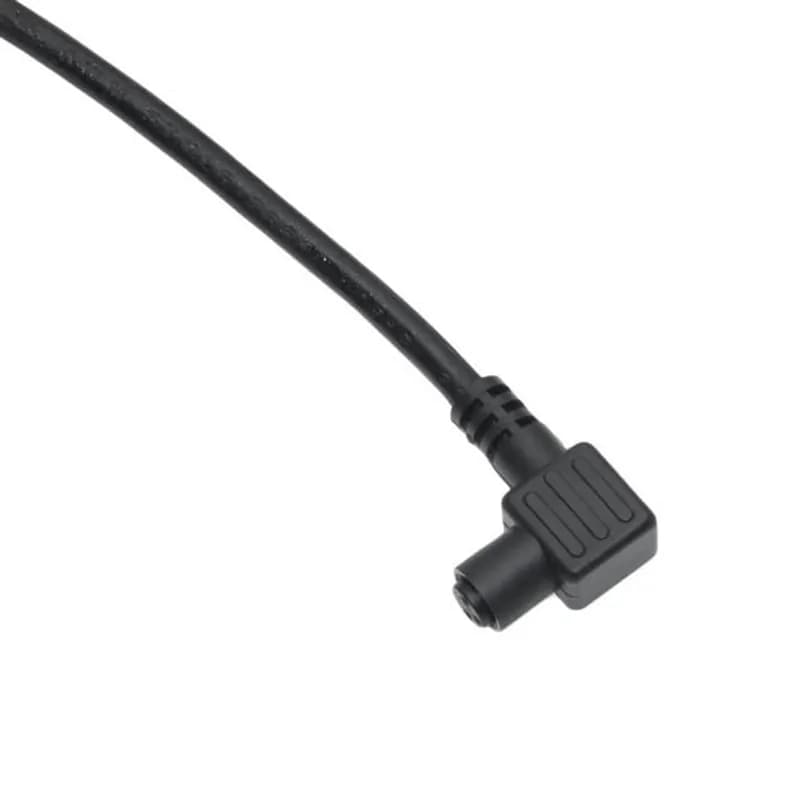NAN, Cordset, 3 Pole, Female Right Angle, 2 Meters, 3A, Black, PVC, Snap-on