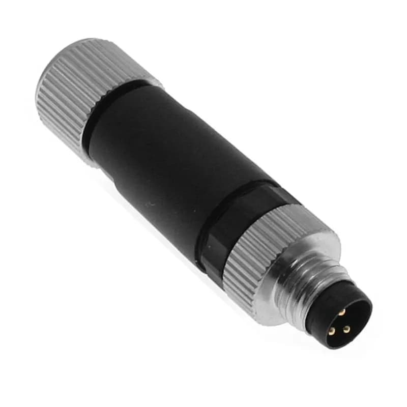 NAN, Field Wireable, 4 Pole, Male Straight, Screw Terminals, 3-5mm, Nickel Plated Brass