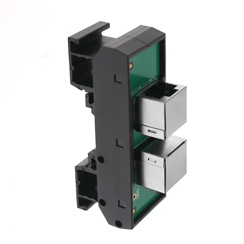 T35 DIN Rail Modules with 2 RJ45