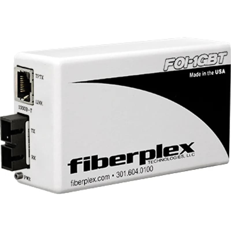 1000 Base-T fiber isolator, Multimode., Power Options Sold Separately