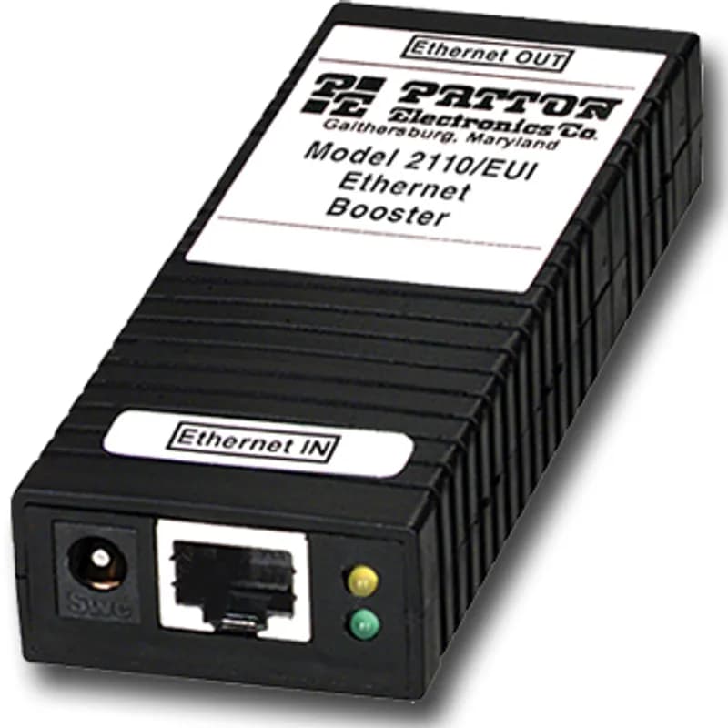 CopperLink 10/100 Mbps Ethernet Booster; 100-240 VAC