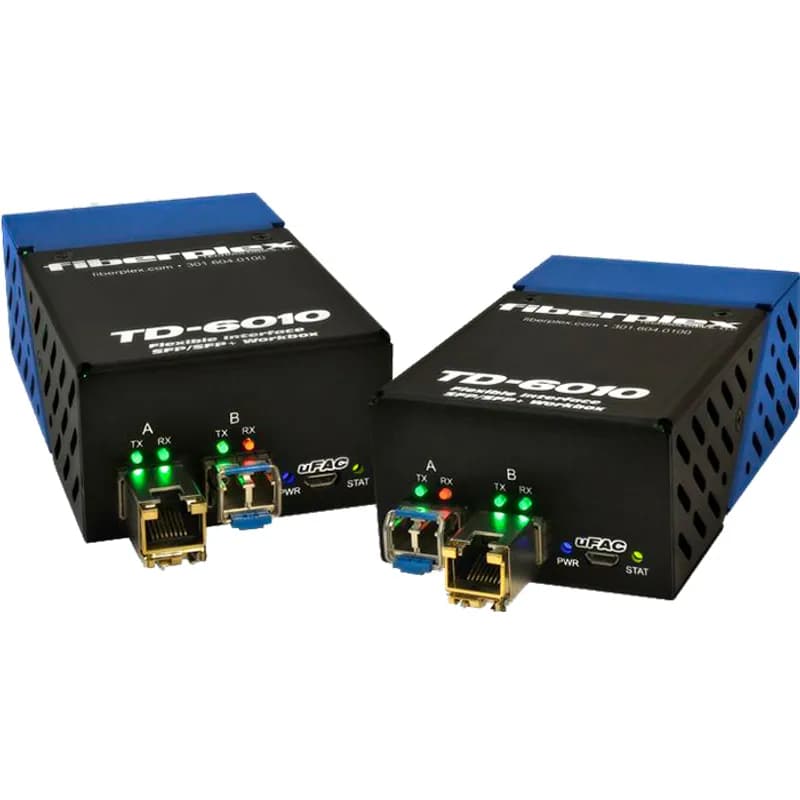 Patton Electronics TKIT-ETH-M - TD-6010 (Pair) (Pair) Preconfigured 10/100/1000 Base-T Ethernet to Multimode Optical Conversion, 1310nm, LC, 2km, Includes AC Power Adapters