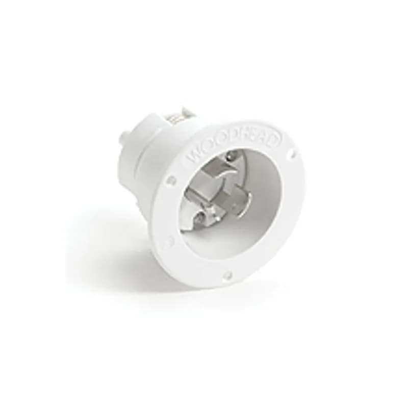 Woodhead 2648MB - Safeway® Flanged Inlet, 2 Pole/3 Wire, NEMA L6-20, 250V