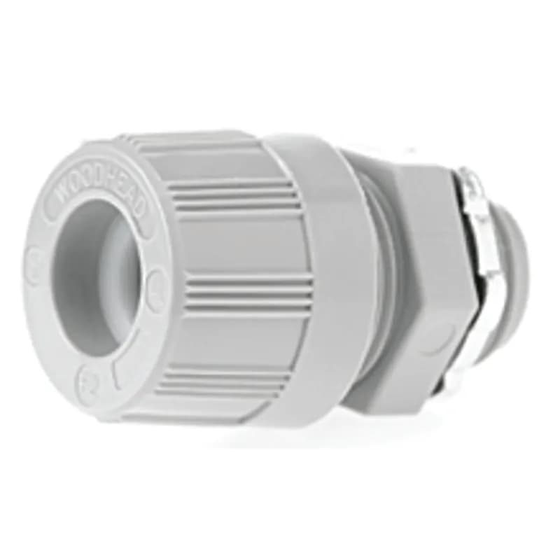 MAX-LOC® Strain Relief Cord-Sealing Grip, 3/4" NPT, Straight Male with O-Ring, Cable Diameter 17.45-20.62mm (.687-.812")