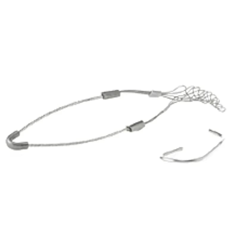 Support Grips for Fiber Optics, Closed Mesh, Single Eye, Bale Length 6", Cable Diameter 11.68-14.73mm (.460-.580"), Approximate Break Strength 2,131.88kg (4,700 lbs)
