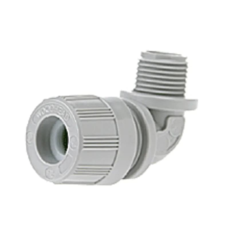 Woodhead 5539 - MAX-LOC® Strain Relief Cord-Sealing Grip, 3/4" NPT, 90° Angle Male, Cable Diameter 12.70-15.88mm (.500-.625")
