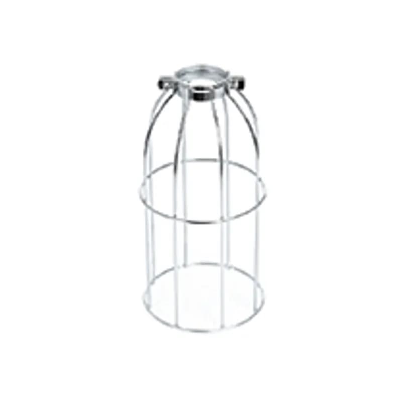 Woodhead 378 - Incandescant Stringlight Construction Guard 1-3/4 Neck Zinc Plated, Long, Narrow Profile