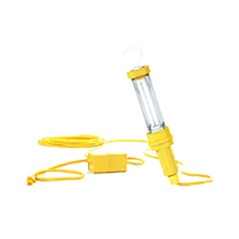 Super-Safeway™ 13W Fluorescent Hand Lamp 110V with Cord Ballast Location and Switch, Cord Type 18/3 SJTOOW, Cord Length 7.62m (25.0' )