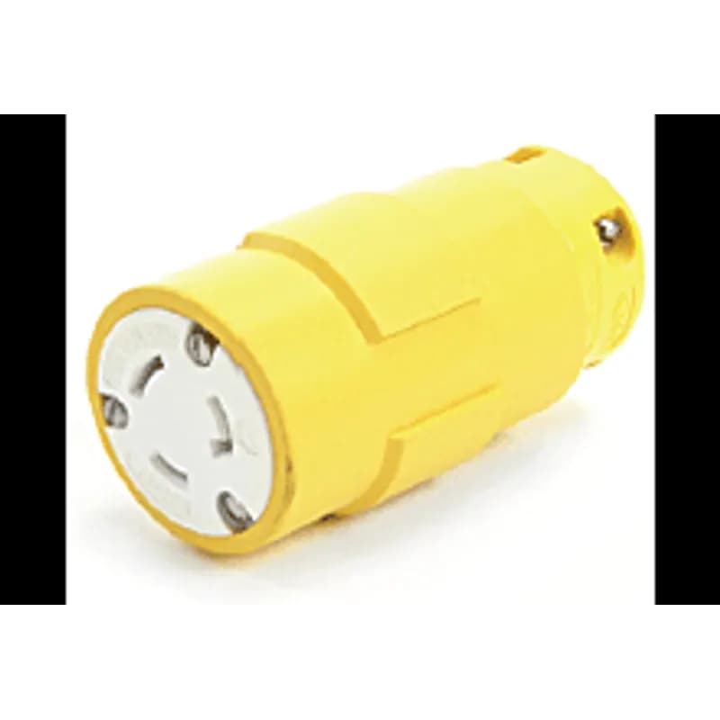 Woodhead 2748 - Super-Safeway® Connector with Locking Blade, 2 Pole/3 Wire, NEMA L6-20, 250V