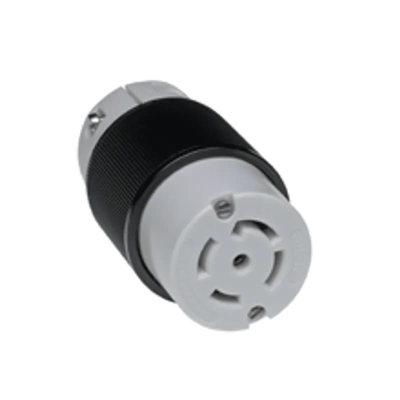 Woodhead 29T81 - Safeway® Connector with Locking Blade, 4 Pole/5 Wire, NEMA L21-30, 3ø 208V