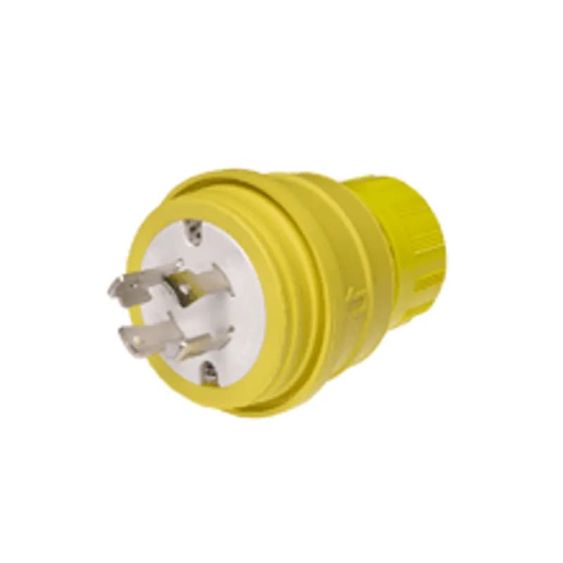 Watertite® Plug with Locking Blade, 3 Pole/4 Wire, NEMA L14-30, 125V/250V, Cord Grip Body Size F4