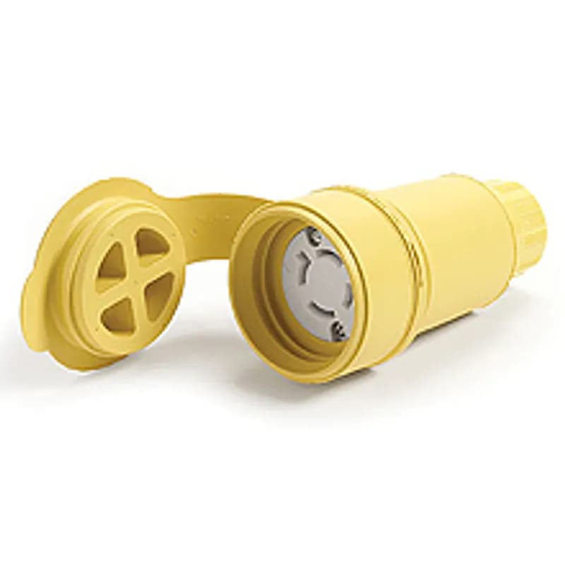 Watertite® Connector with Locking Blade, 3 Pole/4 Wire, NEMA L14-30, 125V/250V, Cord Grip Body Size F4