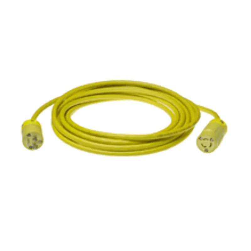 Super-Safeway® Cordset 16 Gauge SOOW, 2 Pole/3 Wire, Cordset Length 7.62m (25.0' ), NEMA L5-15, 125V
