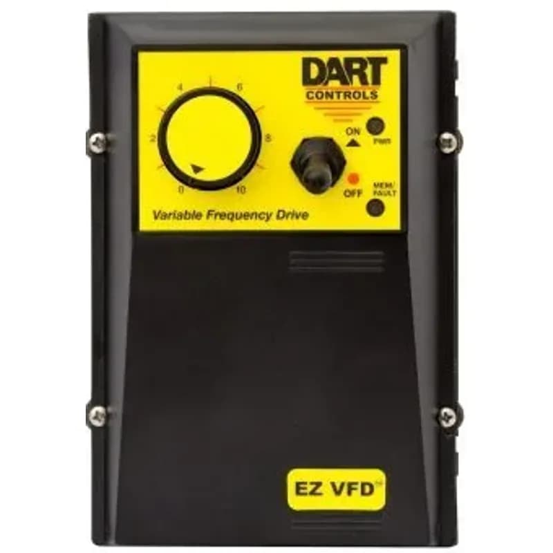 NEMA 4X VFD 1 PHASE 110-240VAC SUPPLY, 230V 3 PHASE OUTPUT 3.2A, REV SW IN COVER