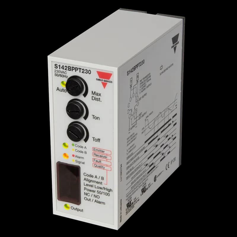 Carlo Gavazzi S142BPPT230 - PHOTO AMP 1CH 2PNP TIMER