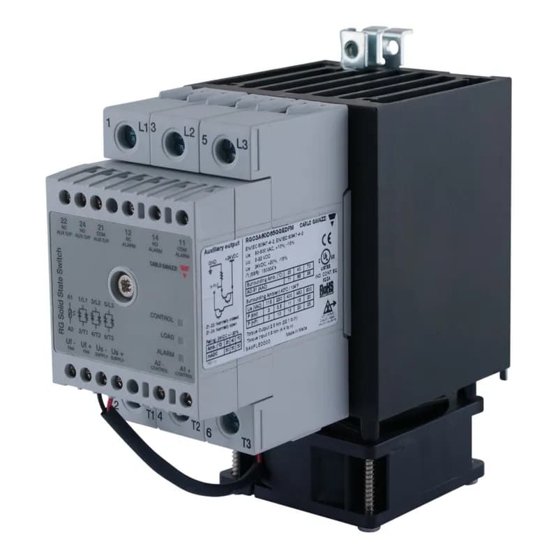 Carlo Gavazzi RGC3A60A65GGEAFM - 3P -SSC-AC IN-ZC 600V 3X65A 1200VP-E-CLP IN MNTR