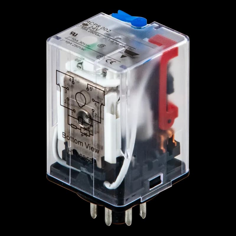EM RELAY - 8PIN DPDT 24 VDC