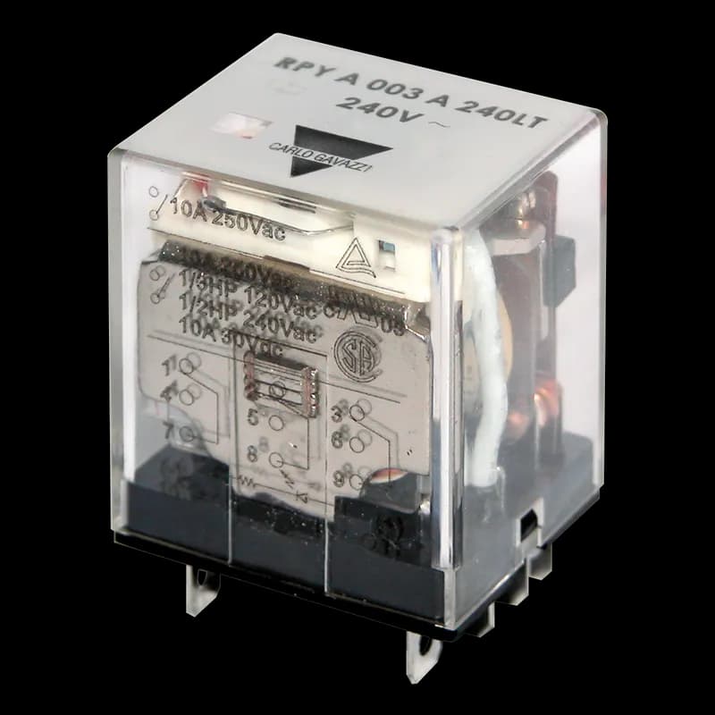 3PDT 3 FORM C CONTACTS 10A 120VAC COIL LED TEST